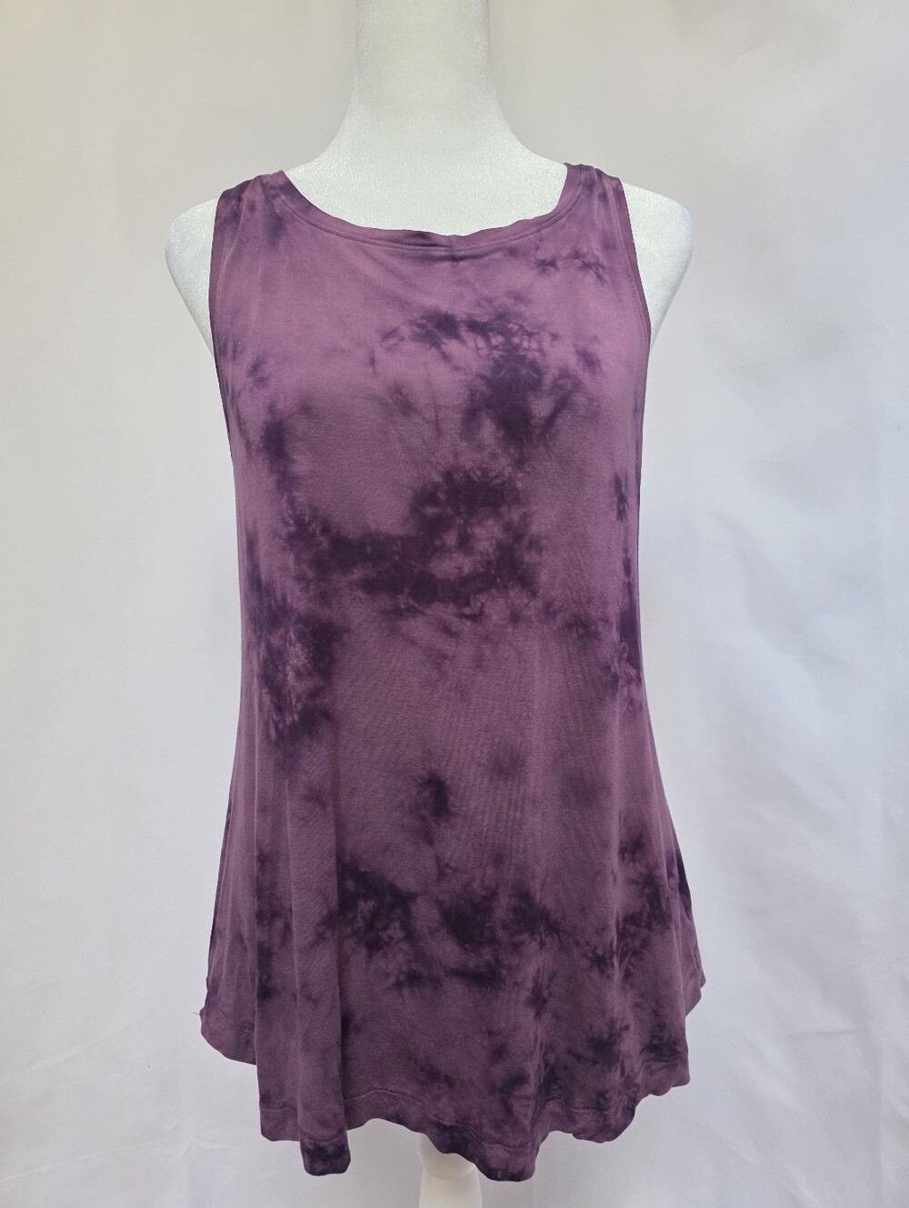 American Eagle Soft & Sexy Purple Tie Dye Swing Tank Top Medium